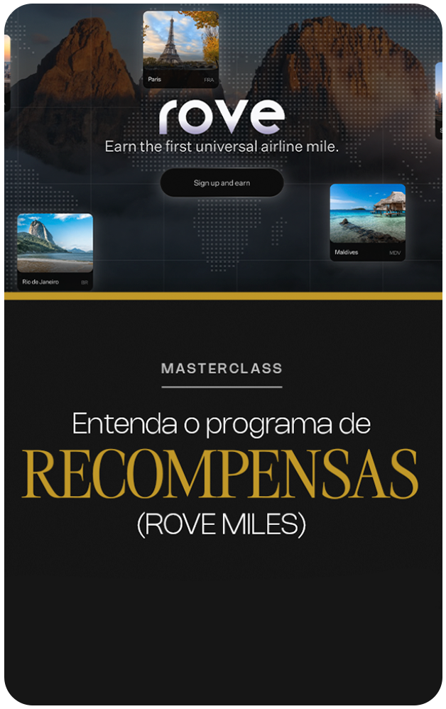 Masterclass: Entenda o programa de recompensas (Rove Miles)
